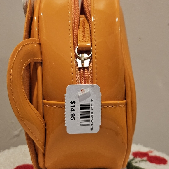 Bath & Body Works Pumpkin Orange Handbag with Cream Top - Picture 3 of 3